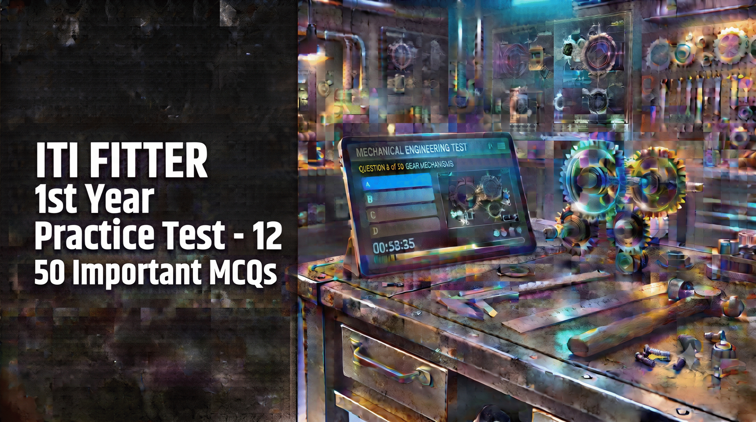 ITI Fitter 1st Year Practice Test - 12 in Marathi | 50 Important MCQs