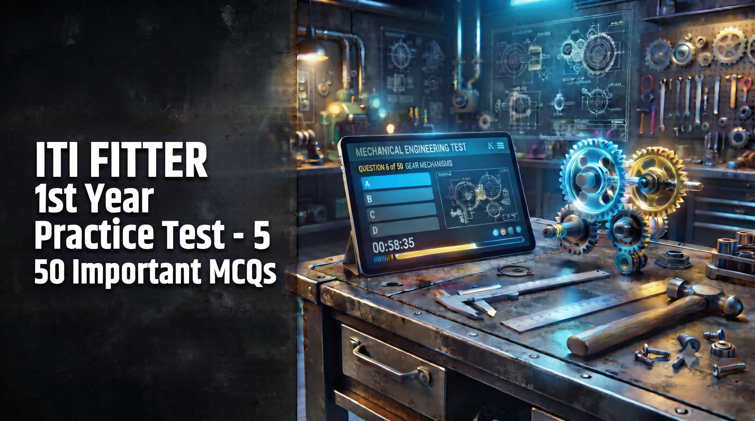 ITI Fitter 1st Year Practice Test - 5 in Marathi | 50 Important MCQs