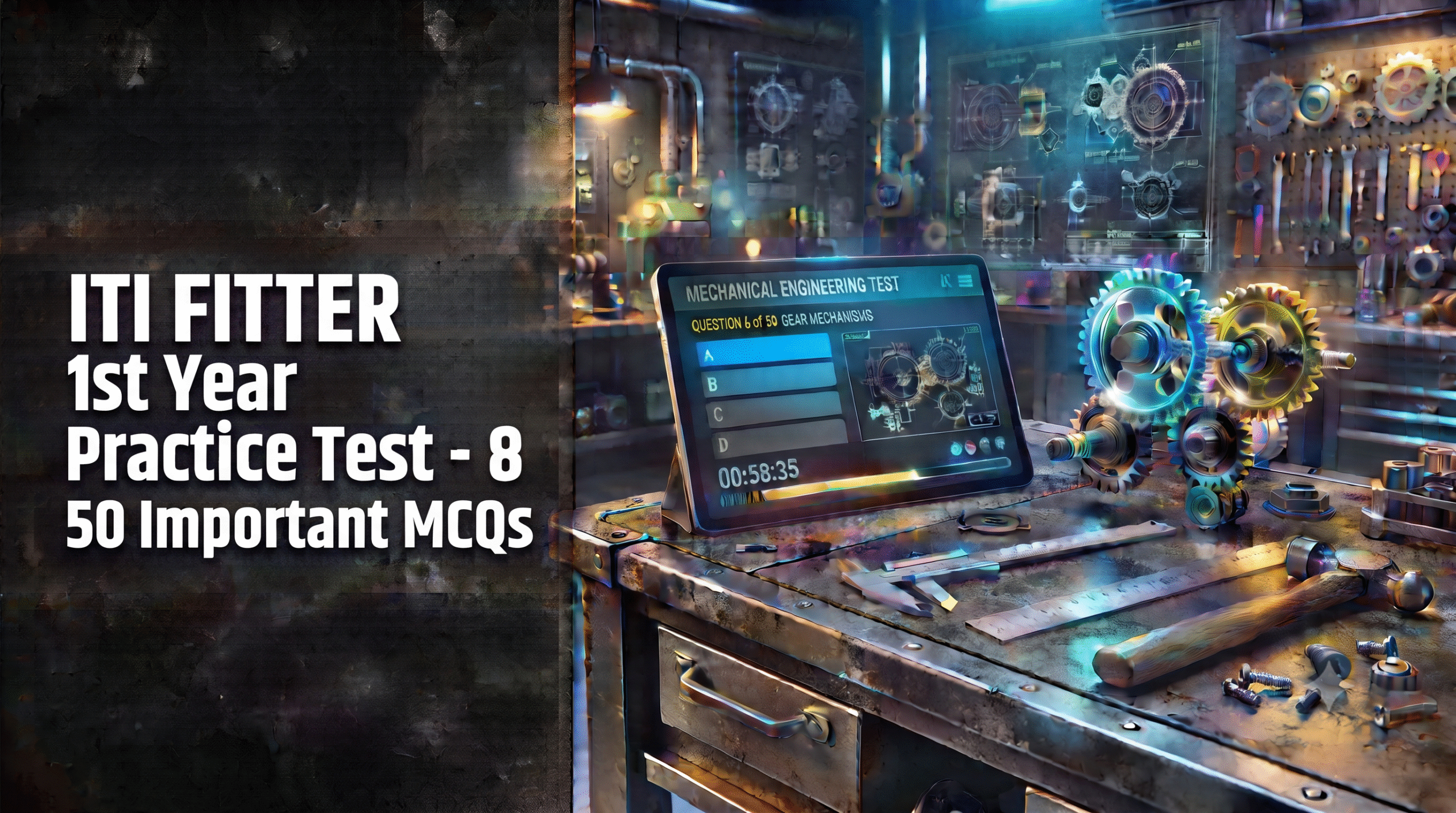 ITI Fitter 1st Year Practice Test - 8 in Marathi | 50 Important MCQs